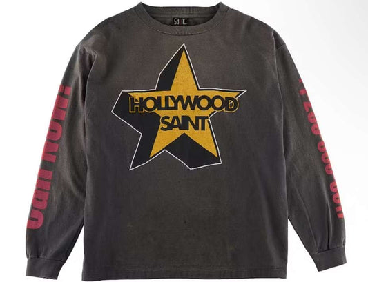 Saint Mxxxxxx Hollywood Long Sleeve T-Shirt