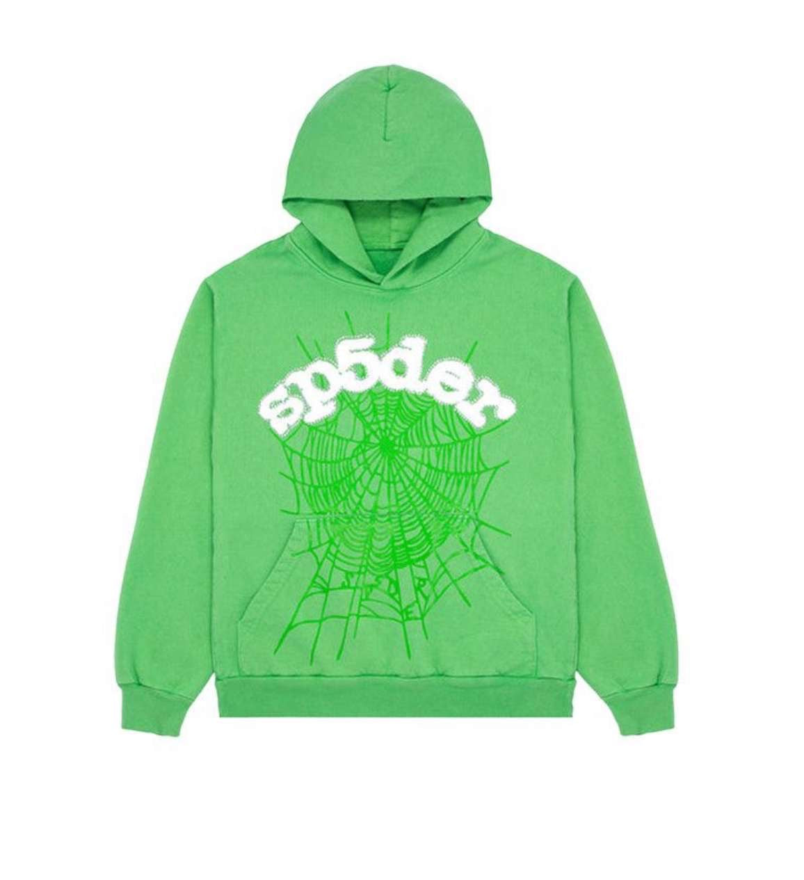 Sp5der Web Hoodie Slime Green